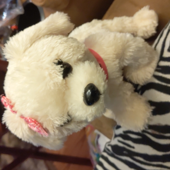 BARBIE Dog Glam Girl Plush Working Interactive Dog Light Up collar Just Play - Picture 11 of 12